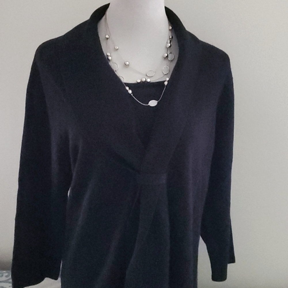 Sag Harbor Black Sweater Size Large